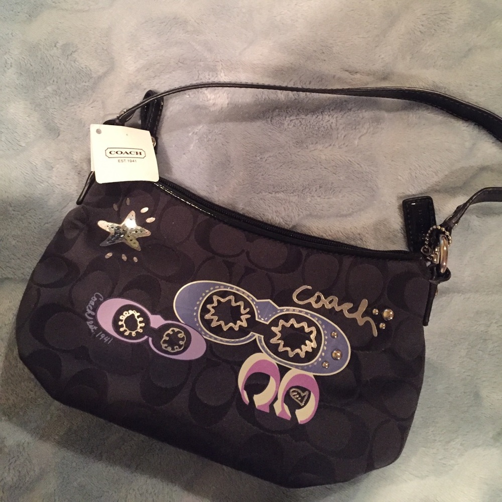 Brand New Vintage Black Coach Bag