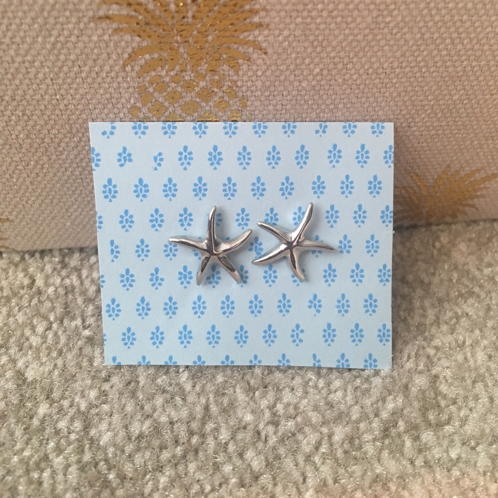 Starfish earring studs - never worn!