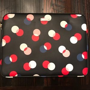 Kate Spade leather padded laptop sleeve
