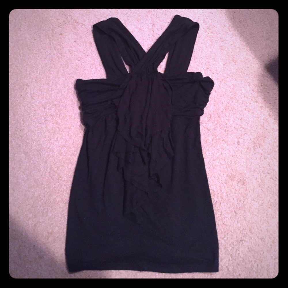Express black casual tank top