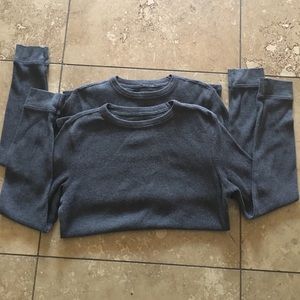 Boys large Urban Pipeline gray thermo shirt.