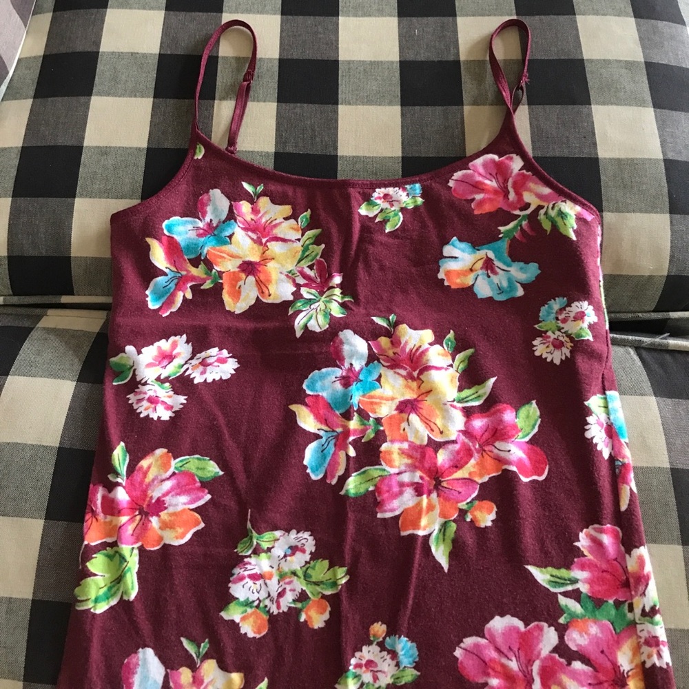 Red Floral Camisole