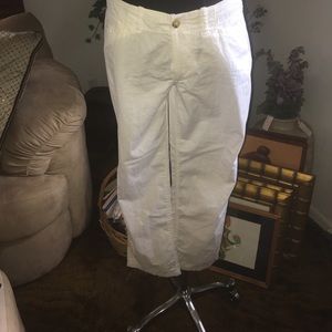 White Linen Pants