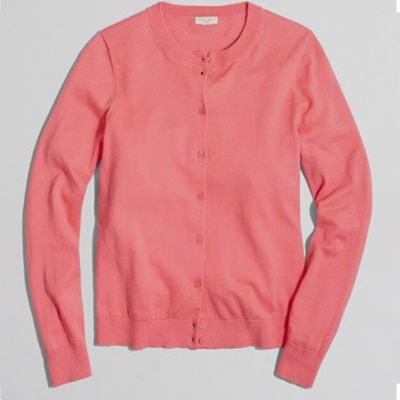 J. Crew Sweaters - J Crew ‘Caryn’ Cardigan in Coral Pink