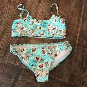 Two piece bathing suit