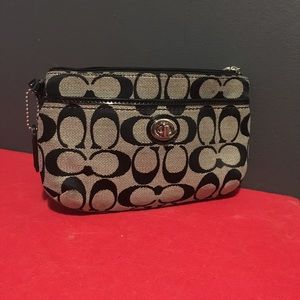 Authentic coach wristlet