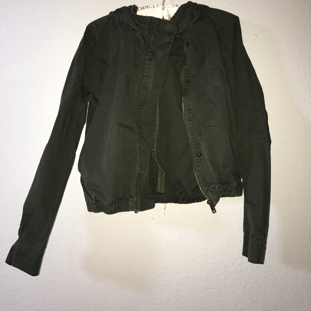 Army green jacket