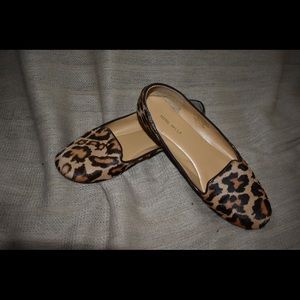 Nine West Leopard flats size 8