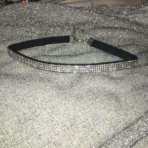 Diamond choker necklace