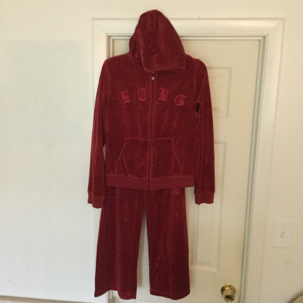 ⬛️BCBG 2 piece VELOUR SET ⬛️