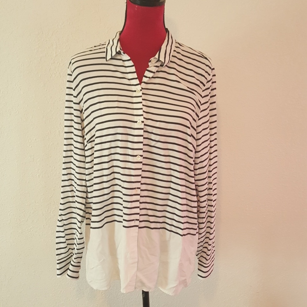 J. Jill striped blouse