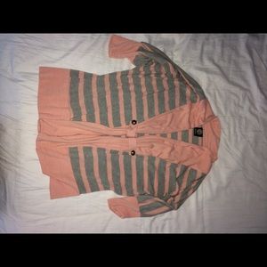 Striped Bobeau cardigan