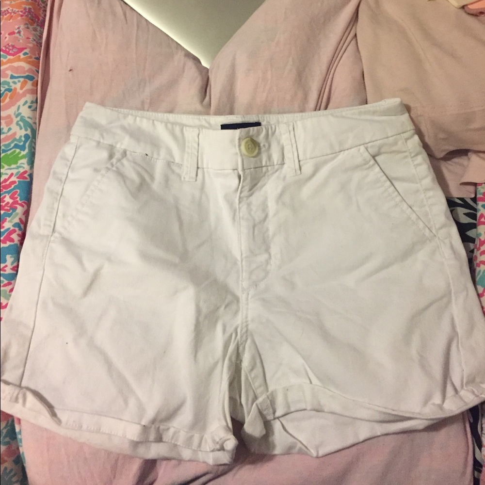 white shorts