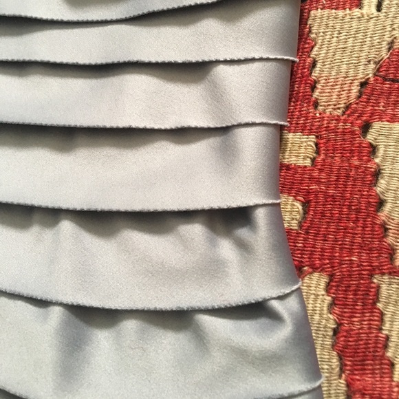 JS Collections Silver Ruffled Halter Dress - Picture 4 of 5