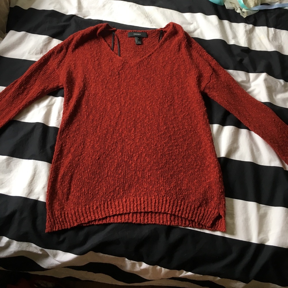 Sweater burnt orange