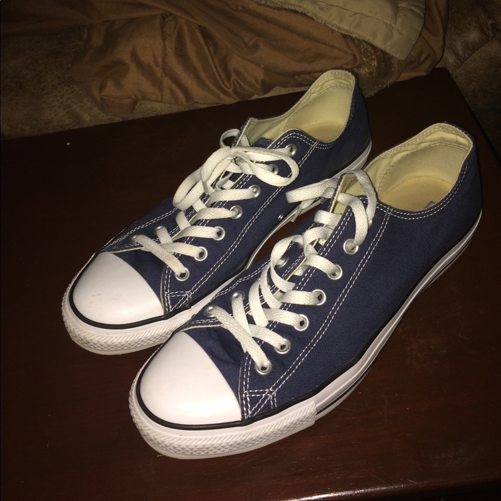 Navy Blue Converse All-Stars