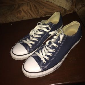 Navy Blue Converse All-Stars
