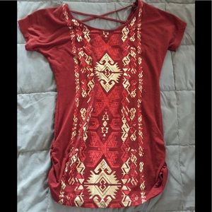 Dots tribal print top