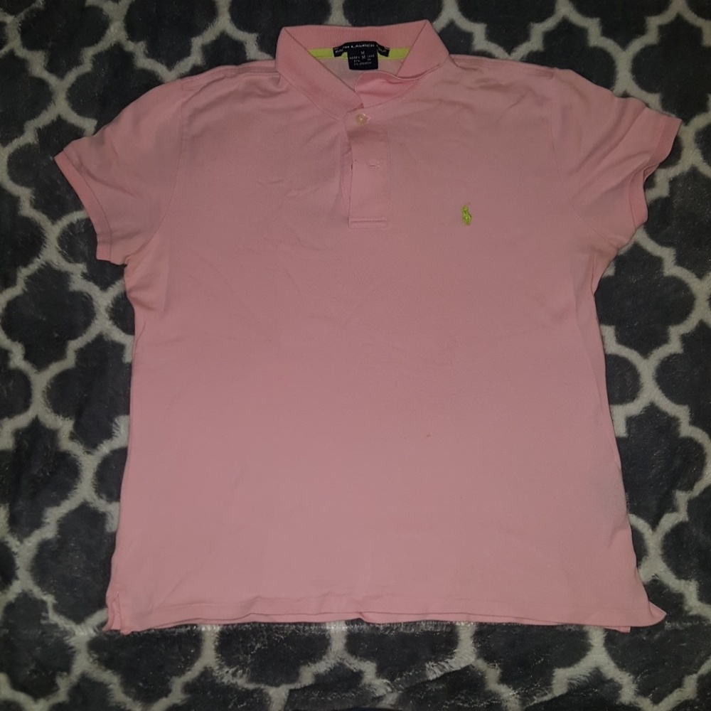 🌹Ralph Lauren Golf pink polo - M