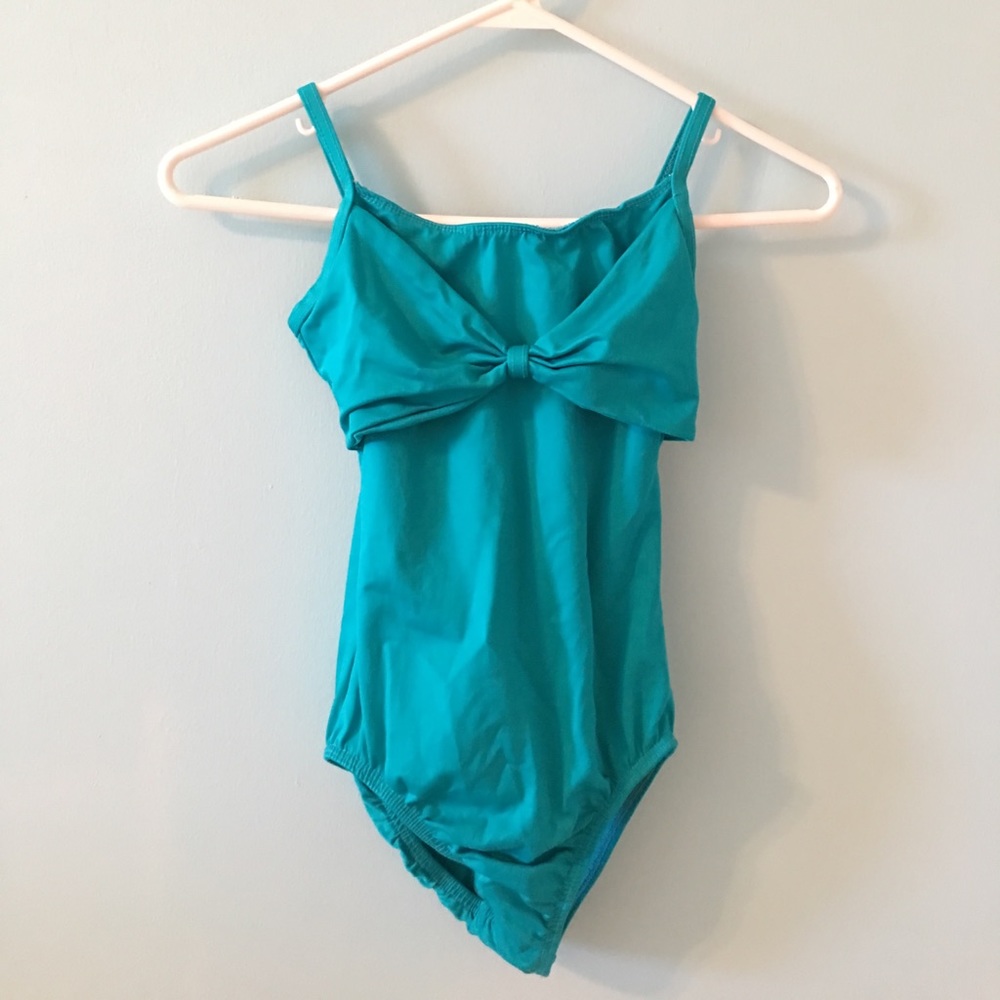 Teal leotard