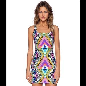 Mara Hoffman racerback mini dress in horizon white