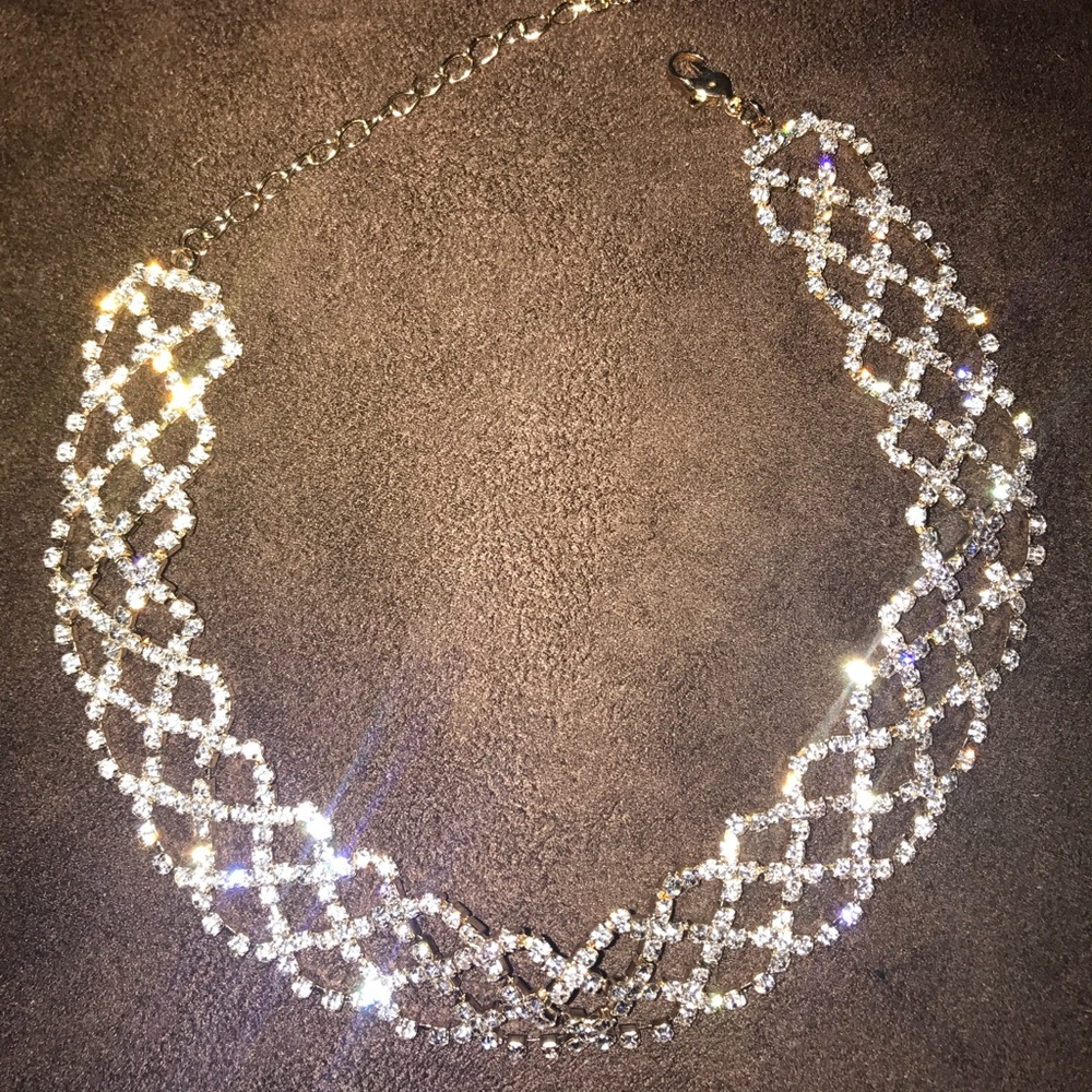 Crystals Choker Necklace