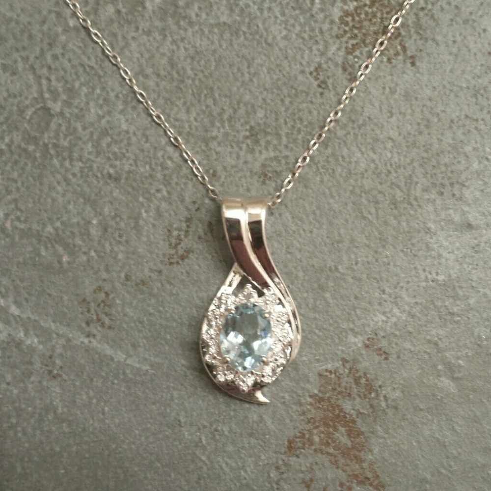 💟Blue Topaz Sterling