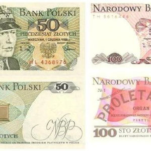 Poland Currency Set Lot Of 2 UNCIRCULATED