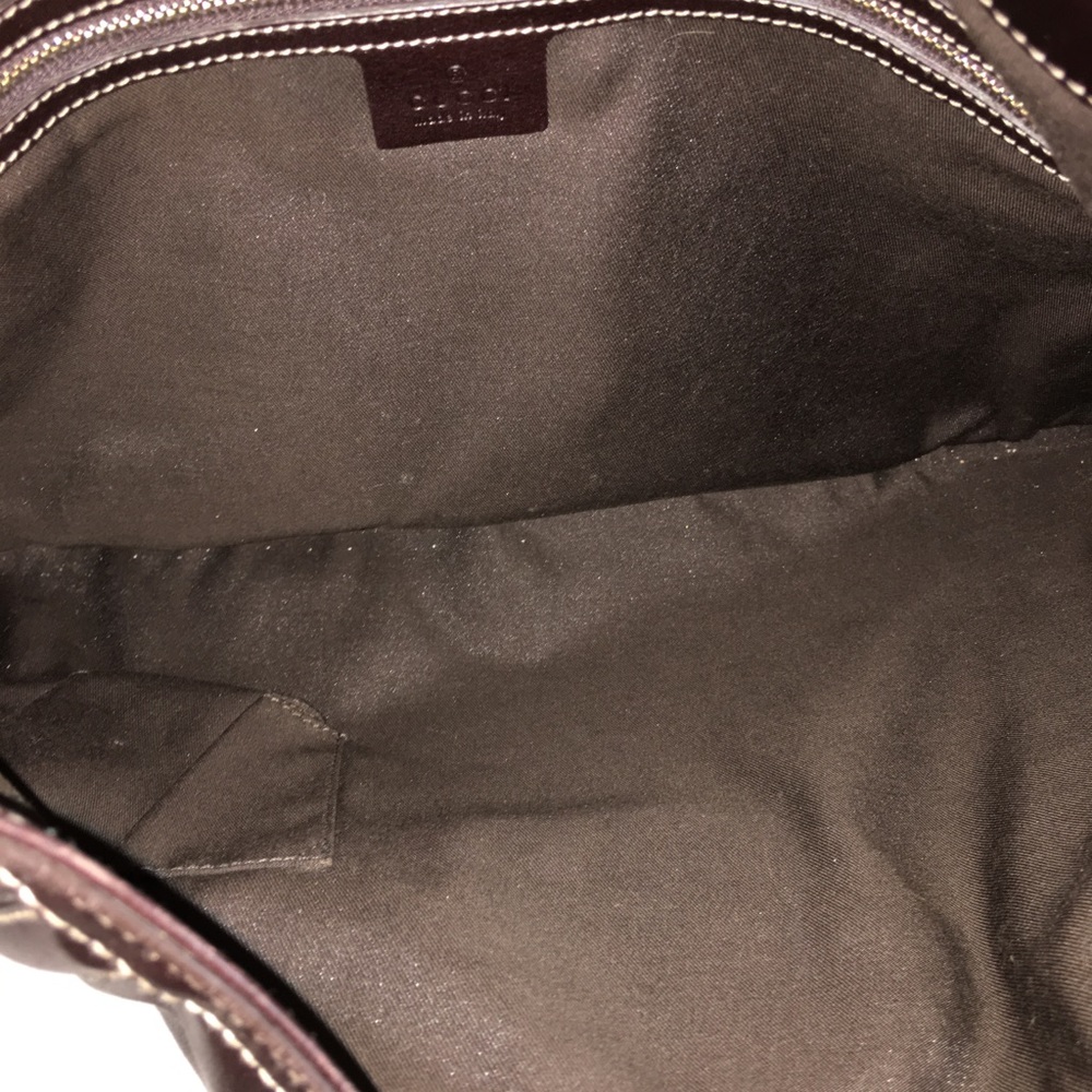 Authentic Gucci leather handbag - Picture 4 of 6