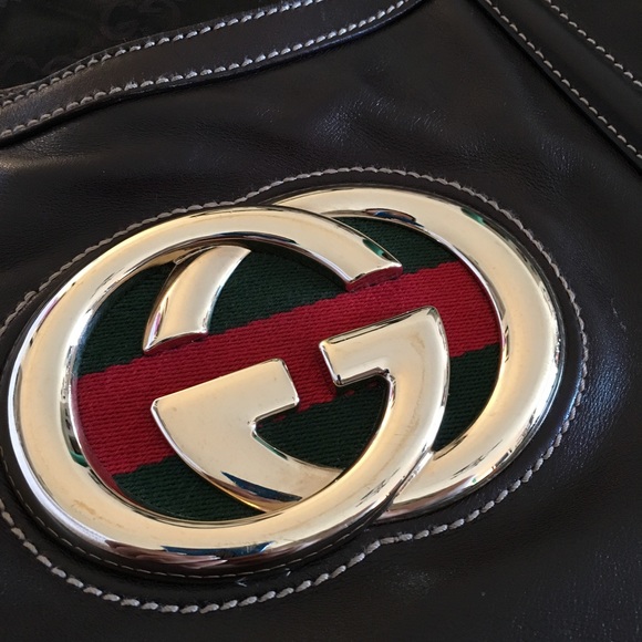 Authentic Gucci leather handbag - Picture 2 of 6