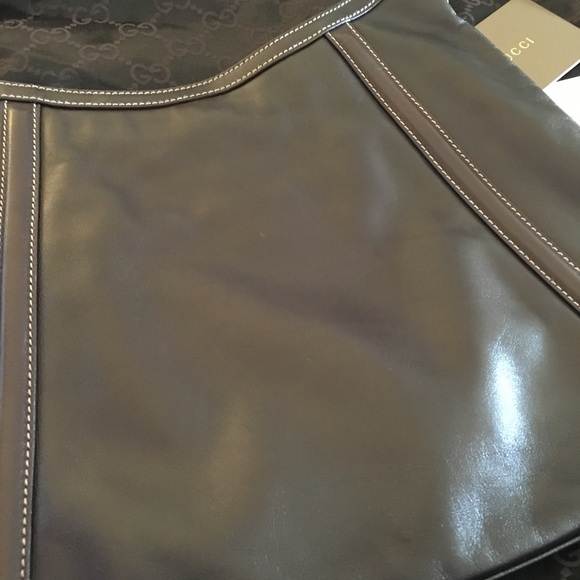 Authentic Gucci leather handbag - Picture 3 of 6