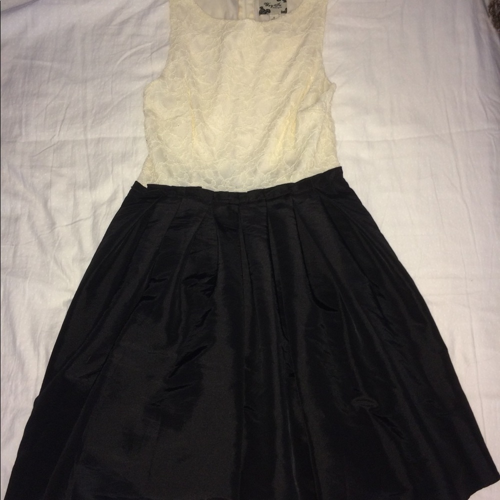 White and Black dress