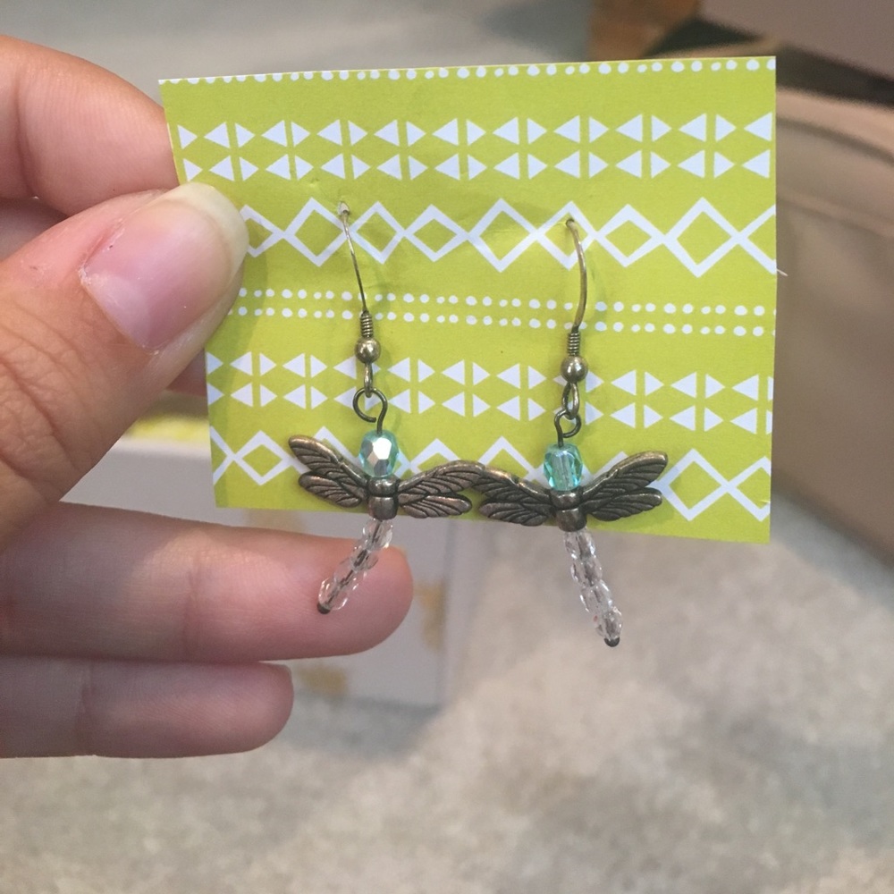 Dragonfly Earrings - Never worn