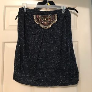Maurice's navy blue tube top