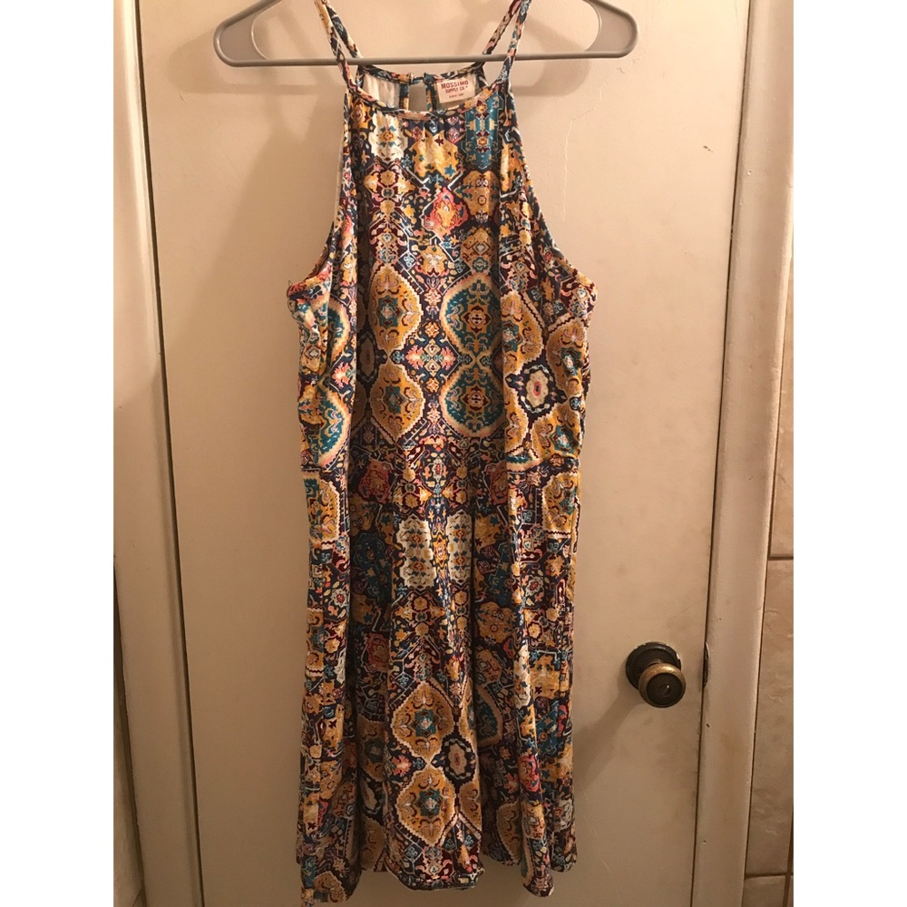 cute patterned skater dress