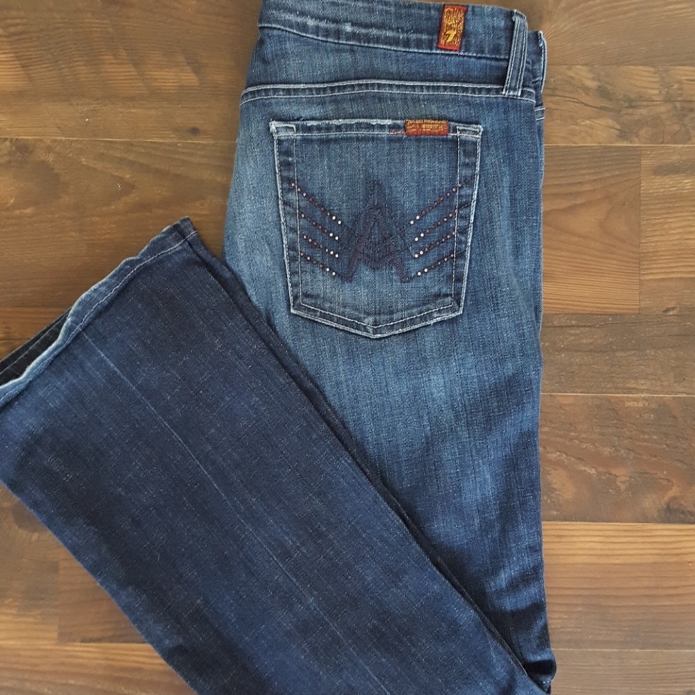 Seven for all mankind "A" pocket jeans
