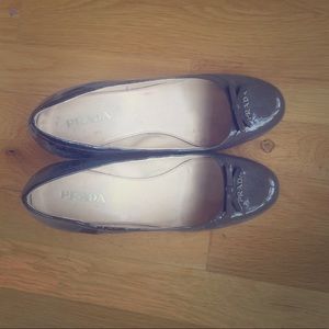 Prada Patent Leather Block Heels - Worn Once