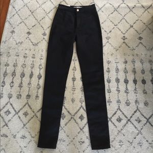 American Apparel black high waisted jeans
