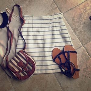 H&M Striped Navy Skirt ⚓️ NWOT