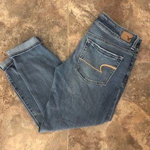 American Eagle artist jean crop, 6
