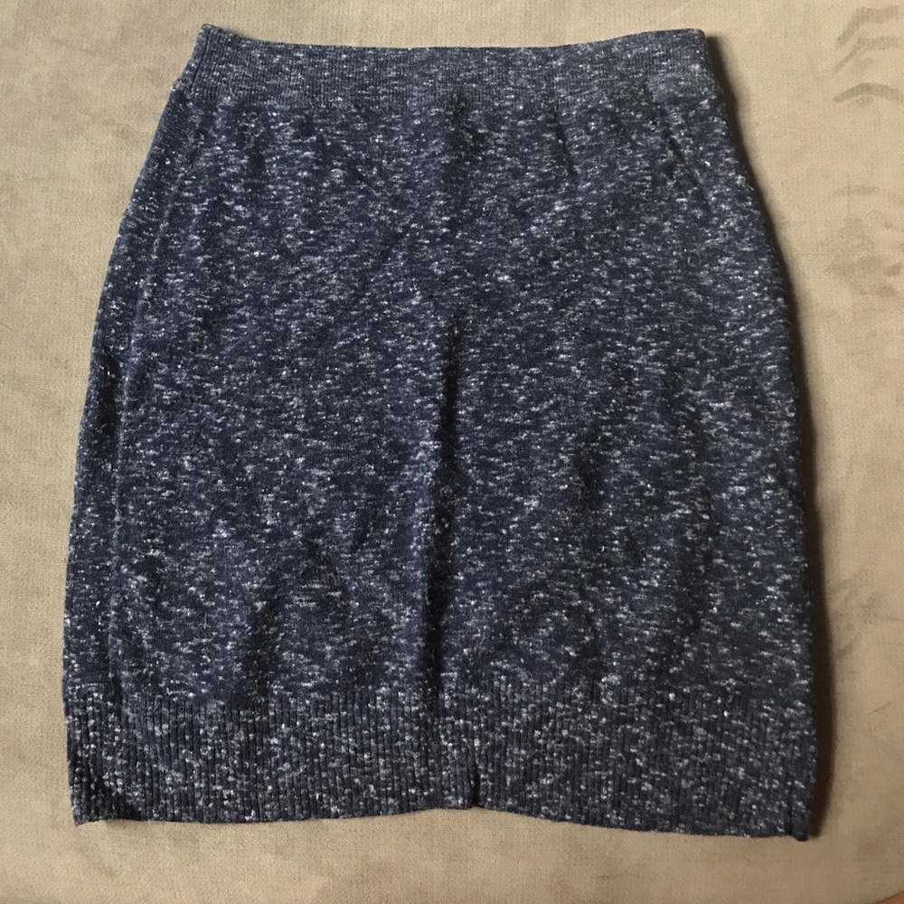 Rag & Bone Knit heathered/made skirt in Blue