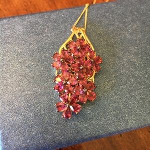 Raspberry Garnet Necklace
