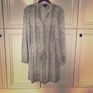 Snake print Dress by Hilary Radley