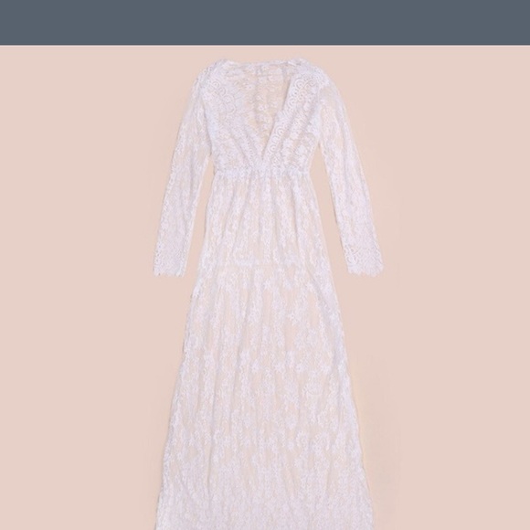 RESTOCKED! Lace Maxi Nightgown sizes S-3XL! - Picture 4 of 7