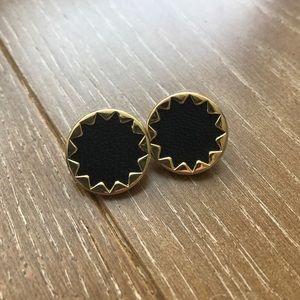 House of Harlow 1960 Sunburst Earrings in Black