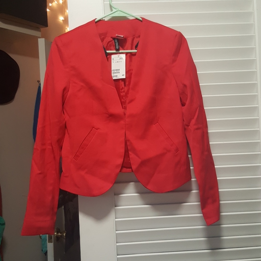 H&M Red Blazer NWT