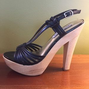 Steve Madden Wooden Platform Heels