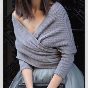 NWOT Cupshe Cross Sweater