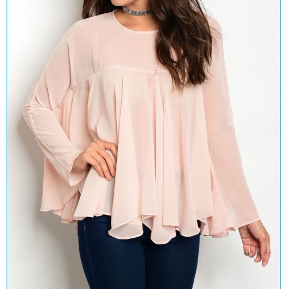 Ruffled Babydoll Swing Top