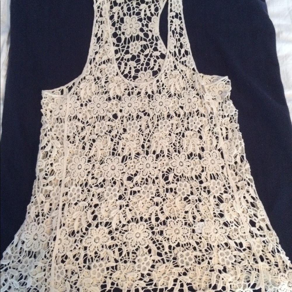 Crochet racerback tank top